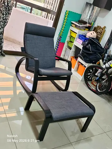 rocking chair with foot rest for sale