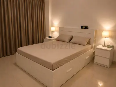 IKEA BRIMNES King Bed + Mattress + 2 Bedside Drawers | Full Bedroom Set | Excellent Condition