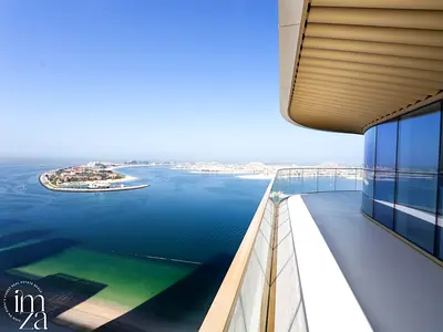 Emaar Beachfront | 3BR + Maid | Stunning Sea Views