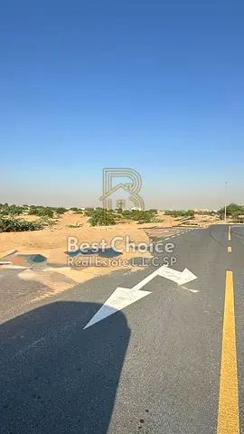 Corner Installment Land on Asphalt Road in Al Hoshi – New Launch