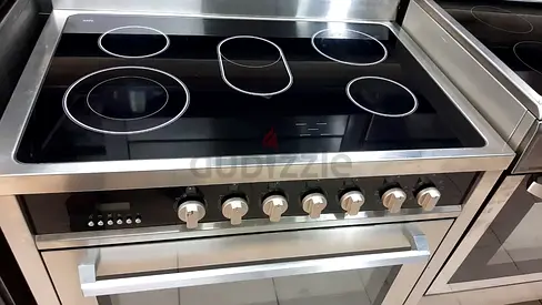 Campomatic 5 Vitroceramic Zones Electric Cooker, Stainless steel - model CP96XGVRM