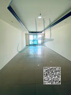 Apartment for sale, freehold ownership, in Ajman Corniche Tower, large area and immediate return on