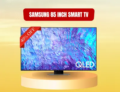 Samsung 85 Inch Q80C QLED 4K HDR Smart TV | Free Delivery | Warranty