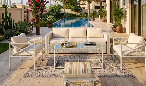 a luxurious, resort-style patio Outdoor Furniture