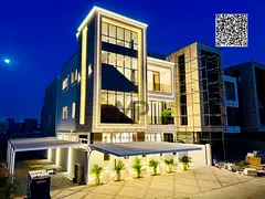 Luxury villa with direct garden views, 6200 sq ft built-up area, two floors and a rooftop terrace wi