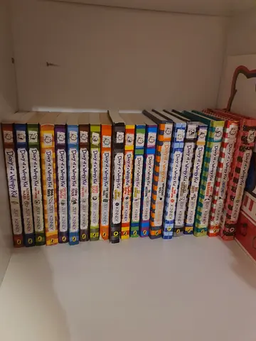 Diary of a Wimpy Kid book lot (various volumes)