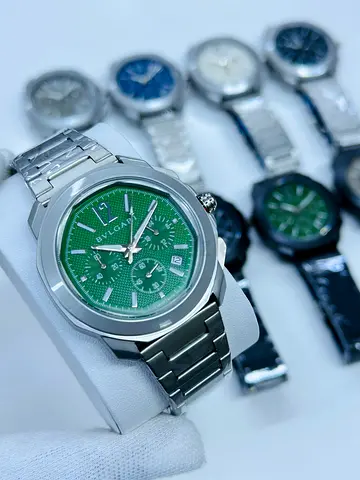 Bvlgari mens watch with chrono function