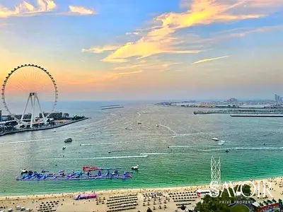 Direct Sea View | 3 Bedrooms | JBR Luxury