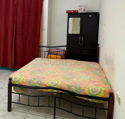 Bed with mattress