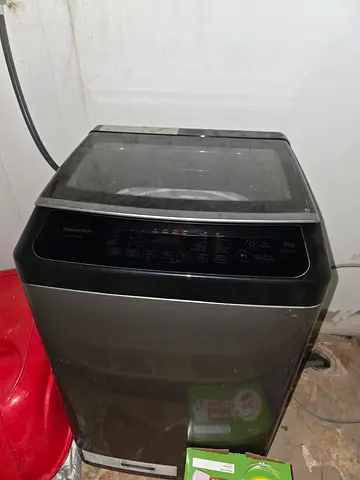 Top-load Washing Machine - Compact Silver/Grey (Used)