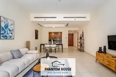 Burj View 1BR | Furnished | Balcony | Bay Square 9
