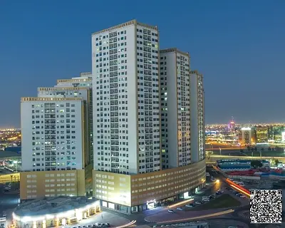 For just AED 330,000, own a 1BHK in The Pearl Towers (largest area of ​​940 sq ft - with parking - 2 bathrooms - balcony) Ready to move or for invest