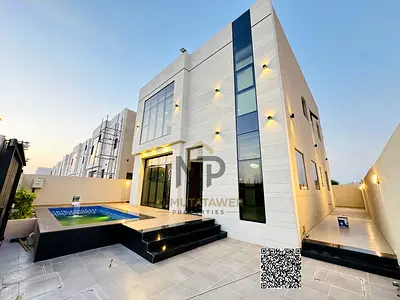 Luxury villa for sale with private pool and garden – Ajman | Registration fees included