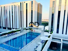 Direct Pool View 1BHK | Big Layout | 2 Baths | East Village Aljada | Only AED 48K