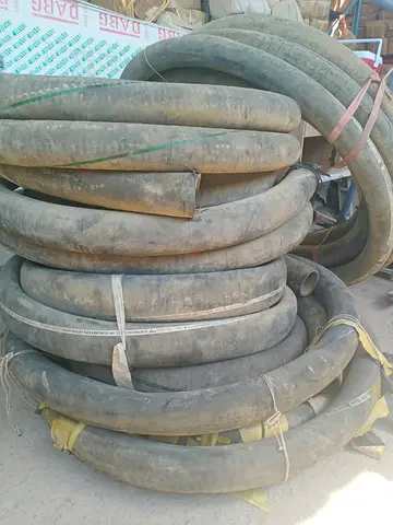Concrete Heavy-Duty Industrial Rubber Hoses — Large Coils