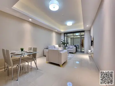Furnished one-bedroom apartment for monthly rent ✅ in Ajman - Al Rashidiya 1 - Gulfa Towers ✔️ Includes bills and internet ⚡📶 Gym - pool - Parking