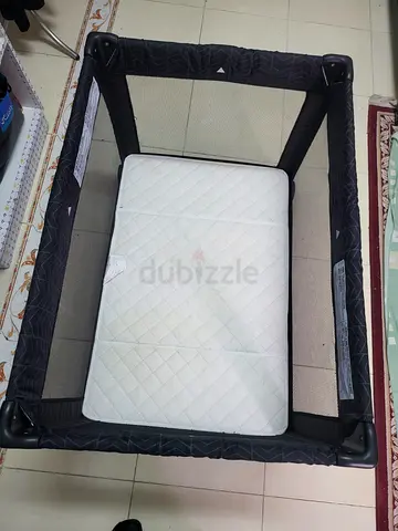 Portable Baby Playpen / Travel Cot with Mattress — once used
