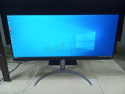 The LG 34WQ650-W is a 34-inch UltraWide Full HD (\(2560 \times 1080\)) IPS monitor with a \(21:9\)