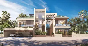 Lagoon-Facing 4BR Villa | South Bay 2 | Private Pool &amp; Garden