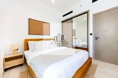 Furnished 1BR | Binghatti Nova JVC | Balcony &amp; City View