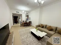 Furnished one-bedroom apartment for rent in Ajman, Al Jurf 2, Al Yasmin Towers. Clean and tidy furni