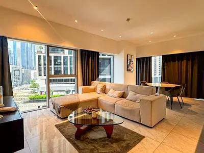 Elegant Studio| Zabeel and DIFC View | Corner Unit