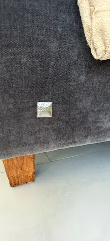 The One Grey Fabric Sofa / Couch - Single Piece (Used)