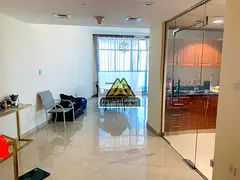Apartment for sale in Ajman Corniche Residence with a full sea view. The property features a spaciou