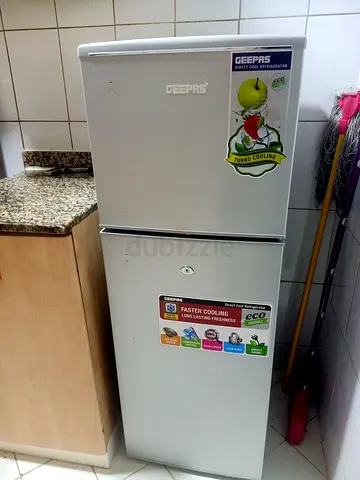 Geepas Double-Door Refrigerator - Compact 2-Door Fridge in Good Condition +971502242616