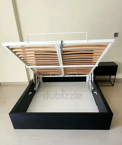 Ikea Hydraulic Queen size bed with mattress available in perfect condition