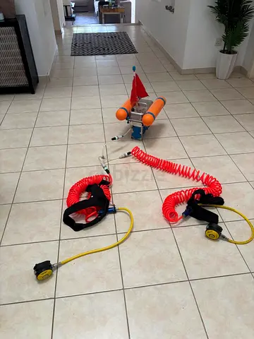 Tankless Dive system - Battery powered Hooka dive system