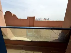 Spacious studio apartment in Al Nuaimiya 1.C Tower. Balcony with open view, free parking, central ai