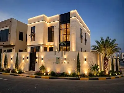 Villa for sale on Sheikh Mohammed Bin Zayed Road, near all services. Corner villa on a main street, prime location at a great price. 4 bedrooms, excel