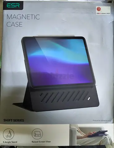 ESR Shift Series Magnetic Case for iPad — Foldable Stand, Magnetic Lock (Black) - New