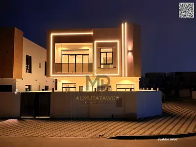 Corner Villa for sale | ajman| al zahia area | 5 master rooms, majlis, hall, maid room| freehold | price included water, electricity, and central A\C.