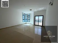 Luxury apartment for rent. 2 bedrooms, spacious hall, equipped kitchen, 3 bathrooms, maid room, laun