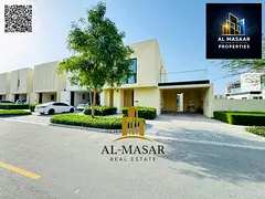 Corner villa in Al Zorah Golf Course Complex, Ajman. Large area, includes electricity, water, and ai