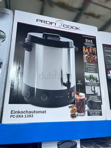 ProfiCook Einkochautomat PC-EKA 1283 - Stainless Steel Preserving Cooker (Like New)