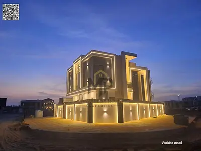 Corner Villa for sale | ajman| al helio 1 area | 5 master rooms, majlis, 2 halls, maid room| freehold | 0 registration fees | negotiable price.