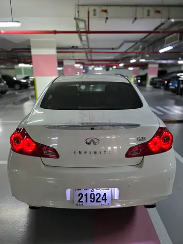 Infiniti G25 2012 GCC Specs | Clean White | Second Owner | Excellent Condition