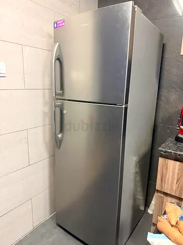 Haier Top Freezer Refrigerator - Silver, Good Working Condition