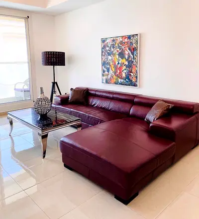 2XL, L shape sofa, leather for sale