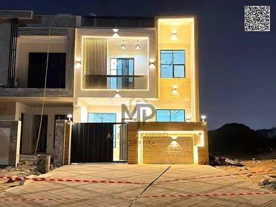 Two-story villa with a rooftop terrace, available for immediate occupancy in one of Ajman's most prestigious areas. The price includes registration an