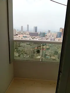 For monthly rent in Ajman, a furnished studio apartment with a balcony is available in the Orient To