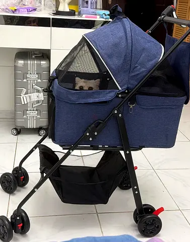 Compact Pet Stroller with Canopy - excellent Condition