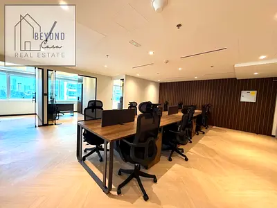 Newly Renovated Fully Fitted | Furnished Office | Glass Cabins | Close To Metro| 1,626 Sq.Ft