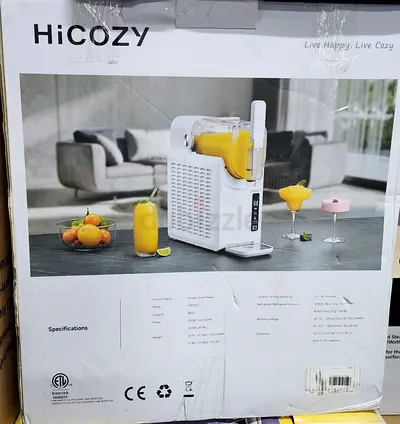 HiCOZY Frozen Drink  Slush Machine — Compact Home Slushie Maker (Like New in Box)