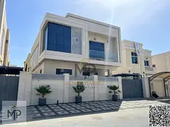 Luxury villa for sale in Al Zahia, elegantly designed, featuring 5 spacious bedrooms and ultra-luxur