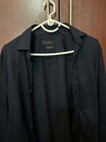 Massimo dutti m long sleeve blue shirt