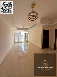3BHK for annual rent in Al Rawda 2 Ajman second tenant open view balcony free parking 3 bathrooms ne